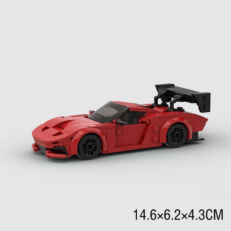A Tesla Toy Car Piece-together Model Benefits Intelligence