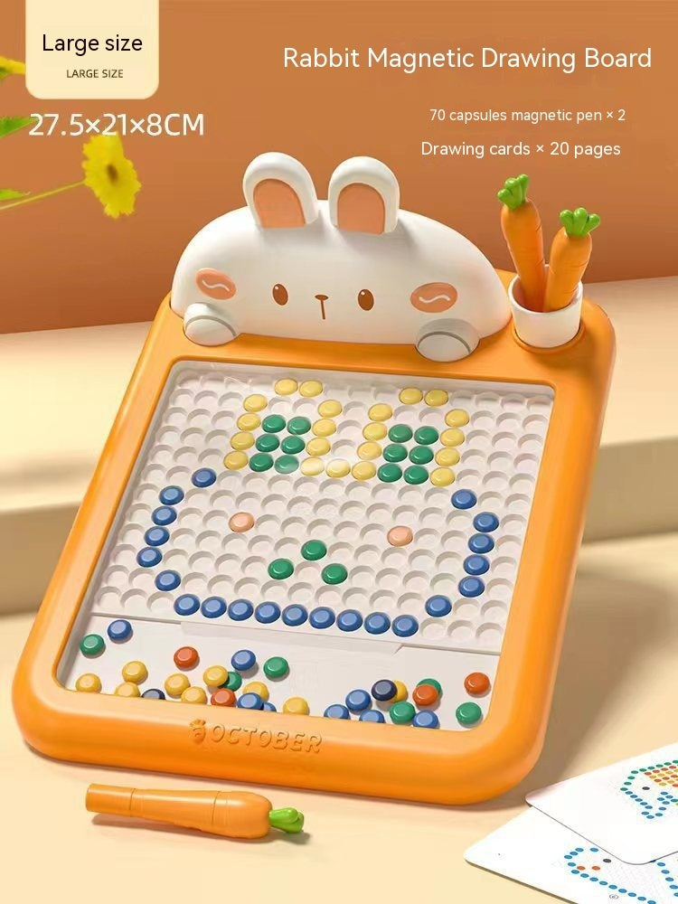Rabbit Magnetic Drawing Board Puzzle Toys Early Education Children's Toys