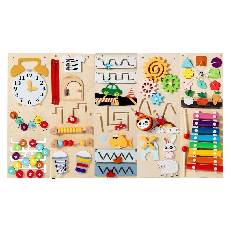 Baby Early Education Enlightenment Multi-functional Wall Game Children's Exploration Cognitive Exercise