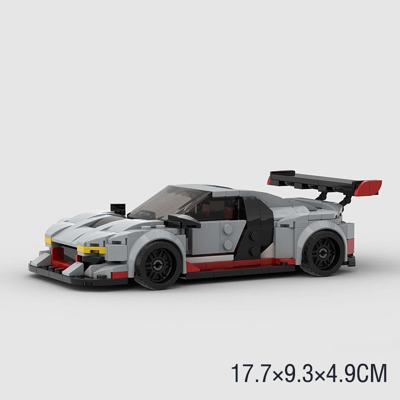 A Tesla Toy Car Piece-together Model Benefits Intelligence