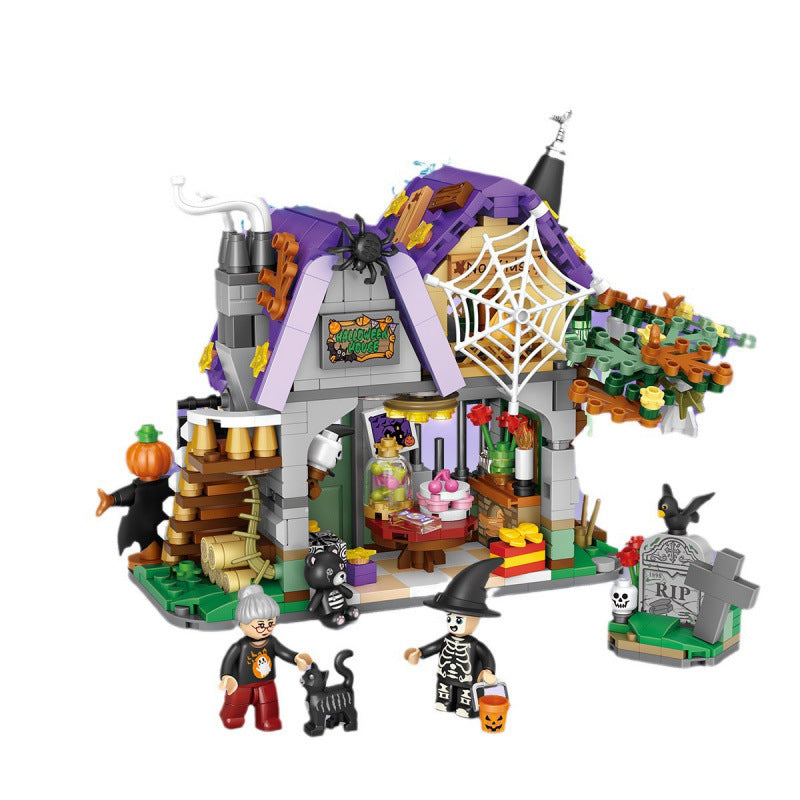 Halloween Building Blocks Small Particle Assembly Toys
