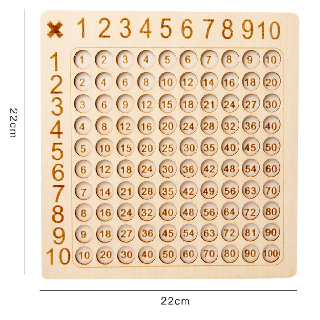 Ninth Multiplication Formula Table Reciting Game Children's Toys