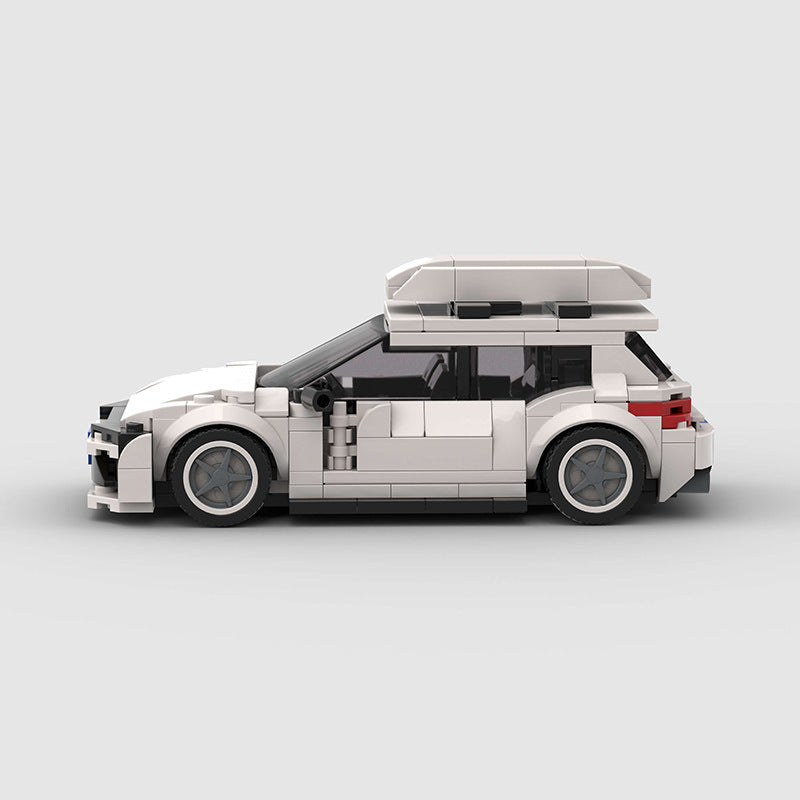 Small Particle Moc City Vehicle Race Model Puzzle