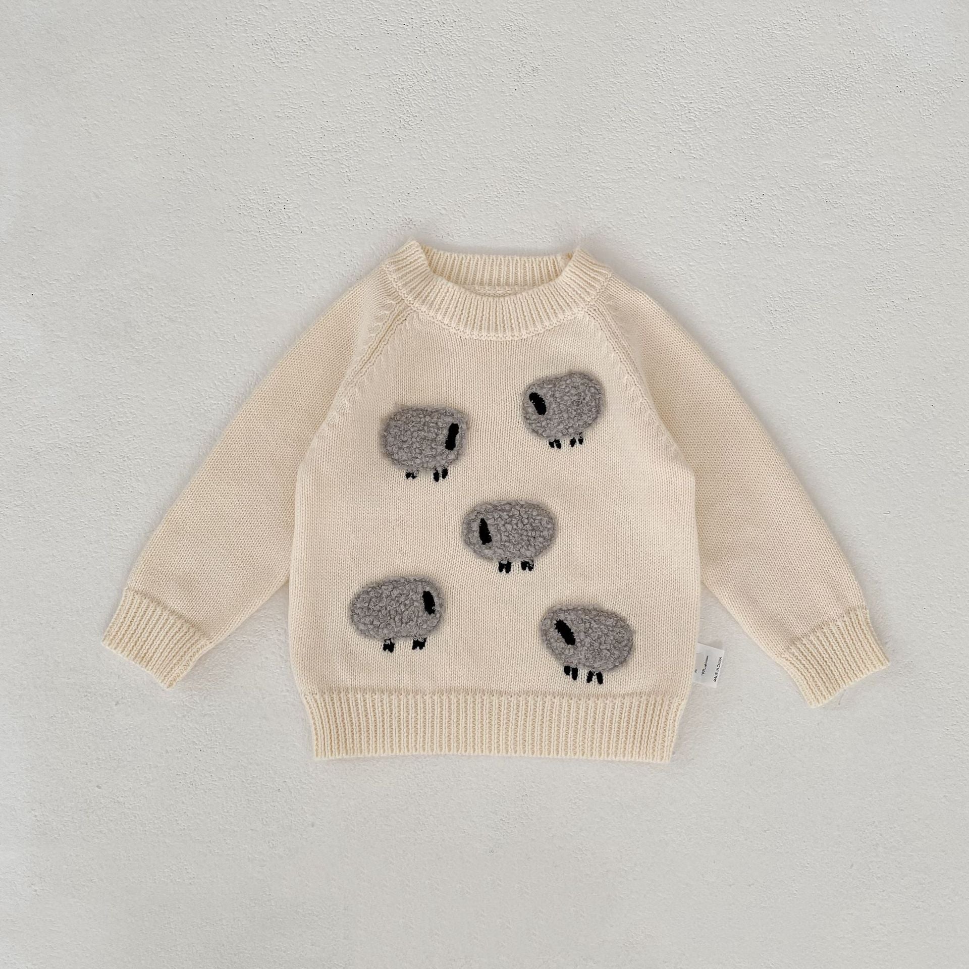 Autumn And Winter Infant Cotton Men's And Women's Terry Pullover Woolen Top