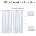 White Wedding Decoration Tulle Roll Crystal Organza Sheer Fabric For Wedding Birthday Party Backdrop Weeding Chair Sashes Decor