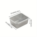 stainless steel fresh-keeping box with sealed lid, thickened small lunch box, camping food packaging and storage box