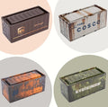 4pcs/set Mini Storage Box  Retro Industrial Style Iron Creative Decoration Collect Item Desktop Mini Container Model Gifts