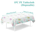 Marine Organism Printed Tablecloth Underwater World Birthday Party Decoration Kid Under the Sea Ocean Party Supplies Table Cloth