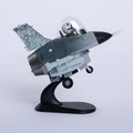 Q-Version F16 Metal Alloy Airplane Model(including base)Home placement, collection and decoration  Creative gift