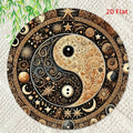 Yin Yang Feng Shui Metal Sign -Hanging Decor for Home, Office, Cafe, Bar - Indoor & Outdoor Multi-Use with Detailed Carving