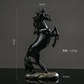 European Style  Horse Sculpture Resin Animal Statue  Decoration Souvenir  Gift  Living Room Office Study Desktop Decoration