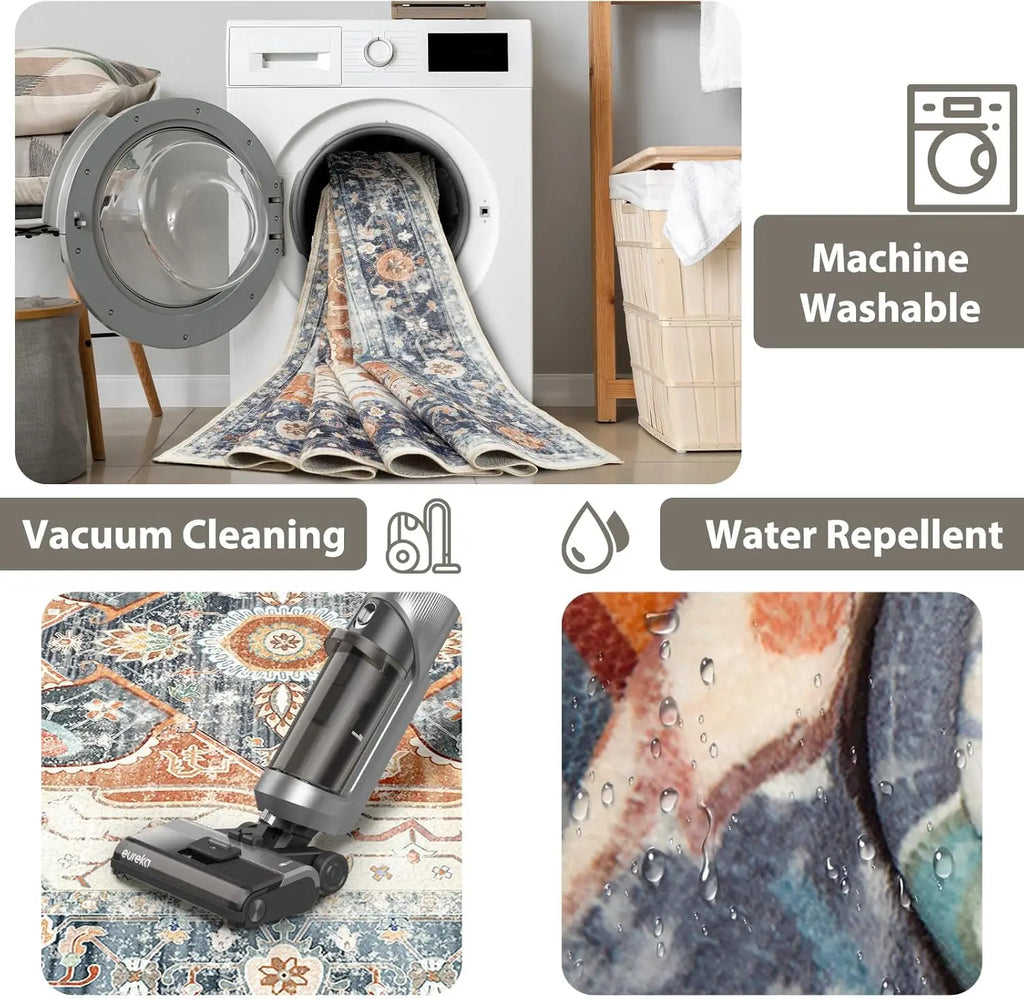 VIKAMA Cartoon Dollar Imitation Cashmere Wash Back Rug Moisture-Proof Foldable Bathroom Floor Mat Bedroom Carpet Home Decoration