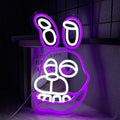 Bonnie The Rabbit Neon Sign, Used For Wall Decor, Usb Powered, Bedroom, Game Room, Club, Theme Party, Man Cave Sign Wall Lamp.