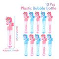 Blue Pink Unicorn Bubble Tube Soap Bottle Unicorn Birthday Party Decor Kids Favors Toys for Guests Gifts Baby Shower