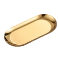 Stainless Steel Gold Dining Plate Dessert Plate Nut Fruit Cake Tray Snack Kitchen Plate Western Steak Kitchen Plate Dish