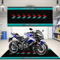 VIKAMA Racing Carpet, Dirt-Resistant And Anti-Slip, Bedroom Bedside Blanket, Motorcycle Parking Floor Mat, Home Decoration