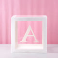 Birthday Balloon Boxes For Party Decorations 1st Happy Birthday Balloon Blocks Decor with ONE Letter Boy Girl Baby Shower Decor