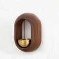 1pc Magnetic Brass Doorbell Reminder Wooden Wind Chimes Self-adhesive Shopkeepers Bell for Door Home Decorations