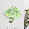 Simulated Plant Mushroom Magnetic Refrigerator Sticker Creative Gift Simulated Leaf Flat Refrigerator Sticker Home Decoration