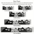 VIKAMA Cartoon 4 Kittens Carpet Bathtub Floor Mat Soft Doormat Kitchen Rug Winter Soft Living Room Carpet Rug For Bedroom Home D