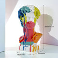 David Head Resin Statues Living Room, Table, Office Decoration European Home Decoration Statues Home Decor Art Bust Sculpture