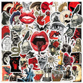 10/30/50pcs Cool Horror Poster Waterproof Stickers Laptop Skateboard Luggage Motorcycle Guitar Phone Fridge Car Sticker Decals