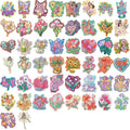 50/100PCS Cartoon Flower Fairy Star Film Graffiti Stickers Decorative Guitar Notebook Luggage DIY Stickers