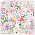10/30/50/100pcs Cartoon Pink Danish Past Ins Graffiti Stickers Laptop Suitcase Phone Water Bottle Aesthetic Sticker Kids Toys