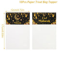 Eid Mubarak Treat Bag Topper Candy Bag Ramadan Decorations For Home 2025 Islamic Muslim Party Decor Ramadan Kareem EID Al Adha