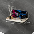 RV Space-Saving Foldable Rack! Easy-to-Install Wall Mount, Sturdy Floating Design, Ideal RV Accessory.