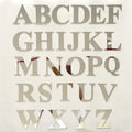 Acrylic Mirror Wall Decal 26 English Letters Personalized DIY Wallpaper Bedroom Bathroom Restaurant Decal Home Decoration