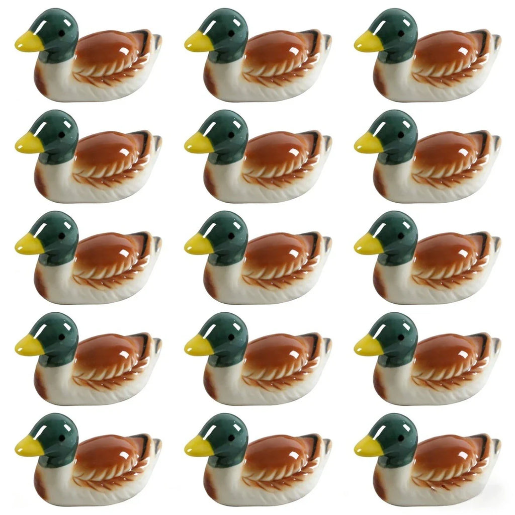 1-5 PCS Japanese Style Ceramic Mandarin Duck Chopsticks Holder Mini Cute  Home Table Decoration Chopsticks Pillow