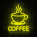 Coffee Led Neon Sign, Coffee Super Bright Sign, Usb Connection Powered, Suitable For Coffee Shop Front Desk Business Art Decor.