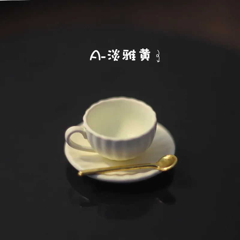 2025 Bread Baking Cake Series Creative Fashion Toy Cat Action Figures Car Interior Desktop Miniatures Resin Ornament Accessories