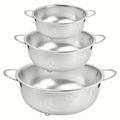 Stainless steel drain basket, vegetable washing basket, perforated basket, rice washing basket, sieve and filter water