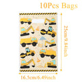 Engineering Vehicle Theme Handbag Gift Candy Packing Bag Construction Theme Birthday Party Decor Kids Baby Shower Party Supplies