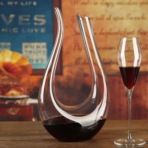 1500ML Big Decanter Handmade Crystal Red Wine Brandy Champagne Glasses Decanter Bottle Jug Pourer Aerator For Family Bar