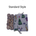 10pcs/set Wooden Dice Board Game Puzzle Telling Story Family/Party/Friends Parents with Bag