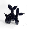 Sculpture de chien ballon en résine moderne, artisanat animalier, décoration de la maison, statue de chien, cadeau de Noël, déco