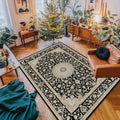 VIKAMA Nordic Large Carpet Living Room Retro Style Bedroom Floor Mat Moroccan Home Decor Sofa Tea Table Large Area Carpet