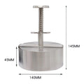 304 Stainless Steel Hamburger Meat Press Patty Maker Round Non-Stick Thickness Adjusted outdoor picnic Kitchen Beef Rice BBQTool