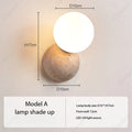 Creative Retro LED Cream Wind Tunnel Stone Lamp Living Room Background Wall Corridor Bedroom Bedside Lighting