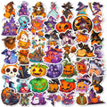 10/30/50pcs Cool Cartoon Halloween Witch Waterproof Stickers Decoration Decals Motorcycle Laptop Phone Luggage Car Sticker Toy