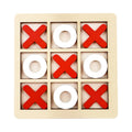 Wooden Tic Tac Toe Puzzle Game for Two Players Interactive Logic & Strategy Board Game Family Party Birthday Boys & Girls Gift