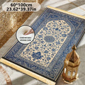 VIKAMA Islamic Fringed Prayer Mat, Soft And Machine-Washable Prayer Mat, Muslim Prayer Rug, Suitable For Home Use And Pilgrimage