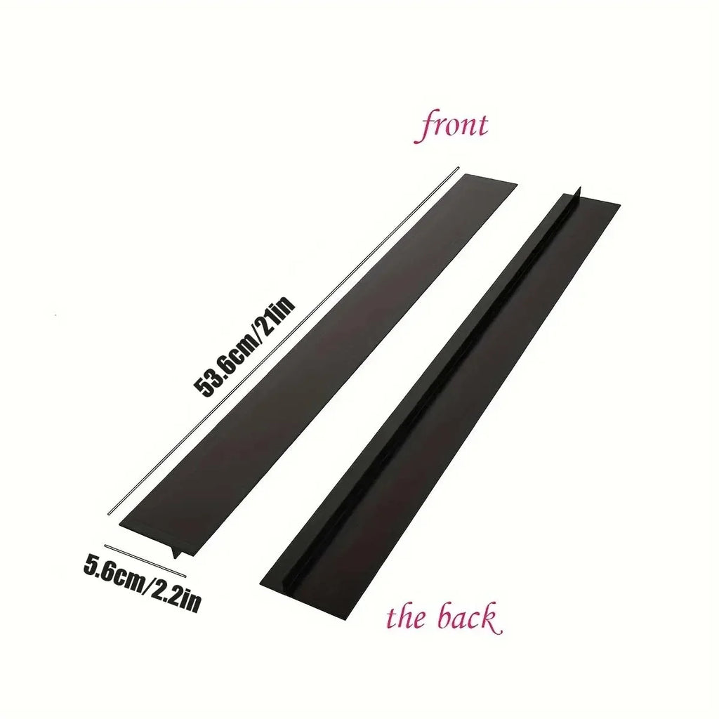 Silicone Gap Filler Strip, Kitchen Gas Stove Sealing Strip, Anti-Oil & Stain Kitchen Strip, Silicone Sealing Insert Strip