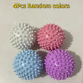 4/8/12Pcs Reusable Laundry Balls Gentle Cleaning Removes Dirt Hair Softens Clothes Prevents Tangling Durable PVC Mixed Colors