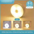 New dormitory night light bedside light learning desk lamp eye protection charging energy-saving button magnetic student light w