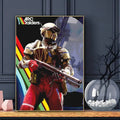 A-Arc R-Raiders Game Poster HD Art Sticky Wall Waterproof Home Living Room Bar Decoration