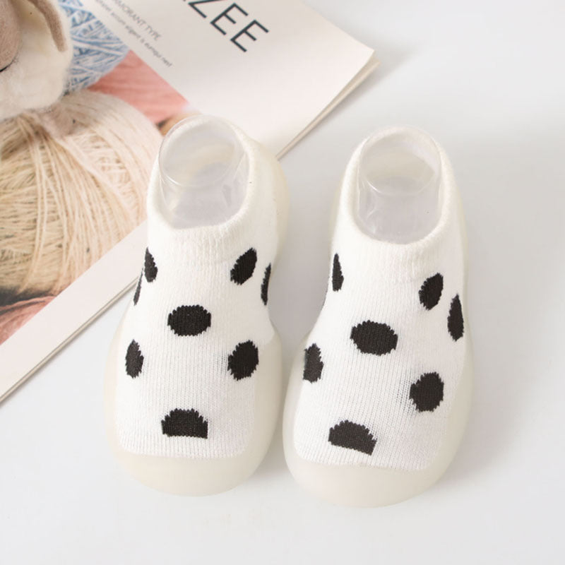 Baby Round Dot Style Comfortable Breathable Toddler Sock Shoes